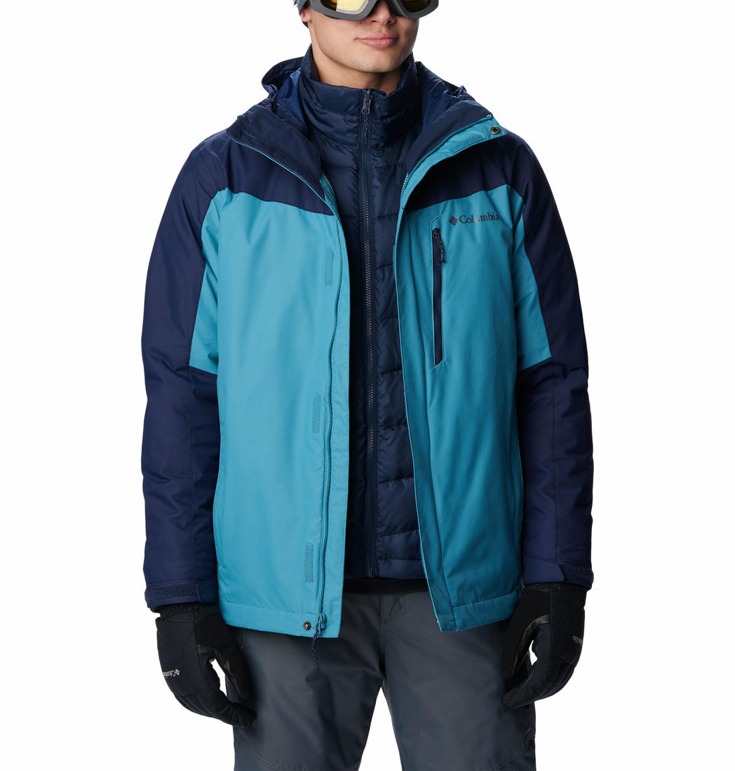 Columbia Men Blue Whirlibird IV Interchange Jacket