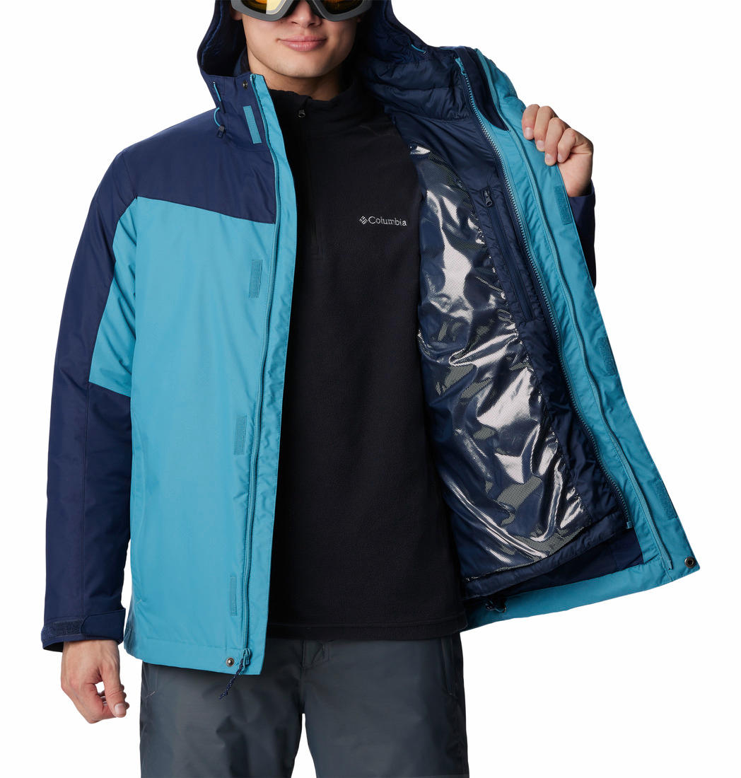 Columbia Men Blue Whirlibird IV Interchange Jacket