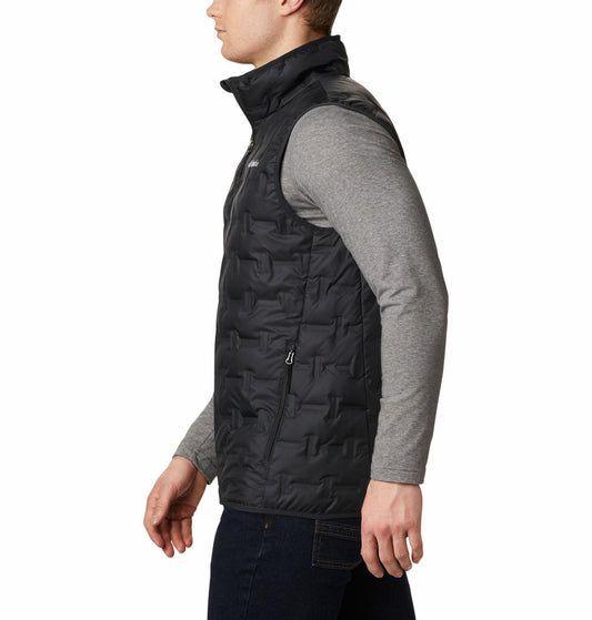 Columbia Men Black Delta Ridge Down Vest