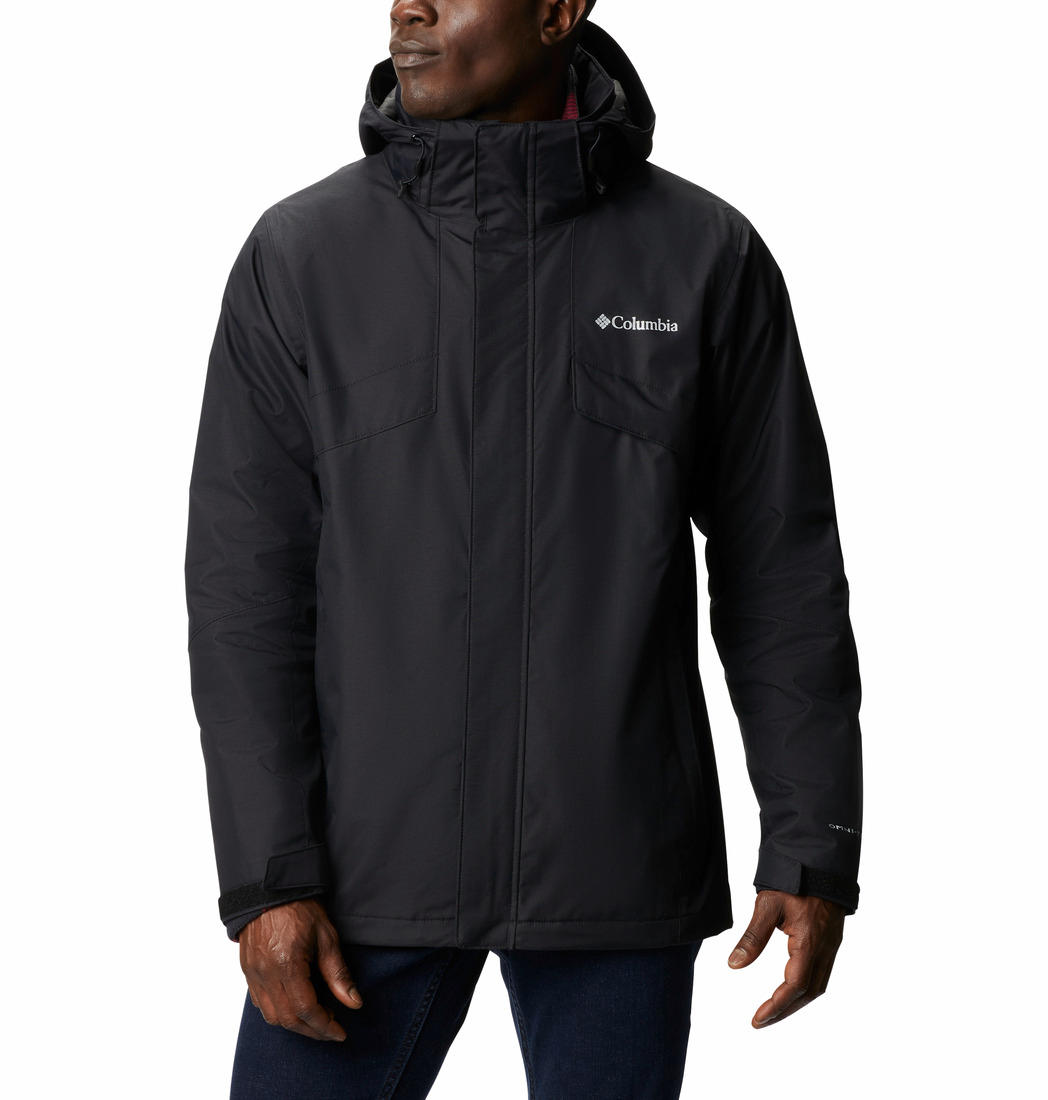 Columbia Men Black Bugaboo II Fleece Interchange Jacket