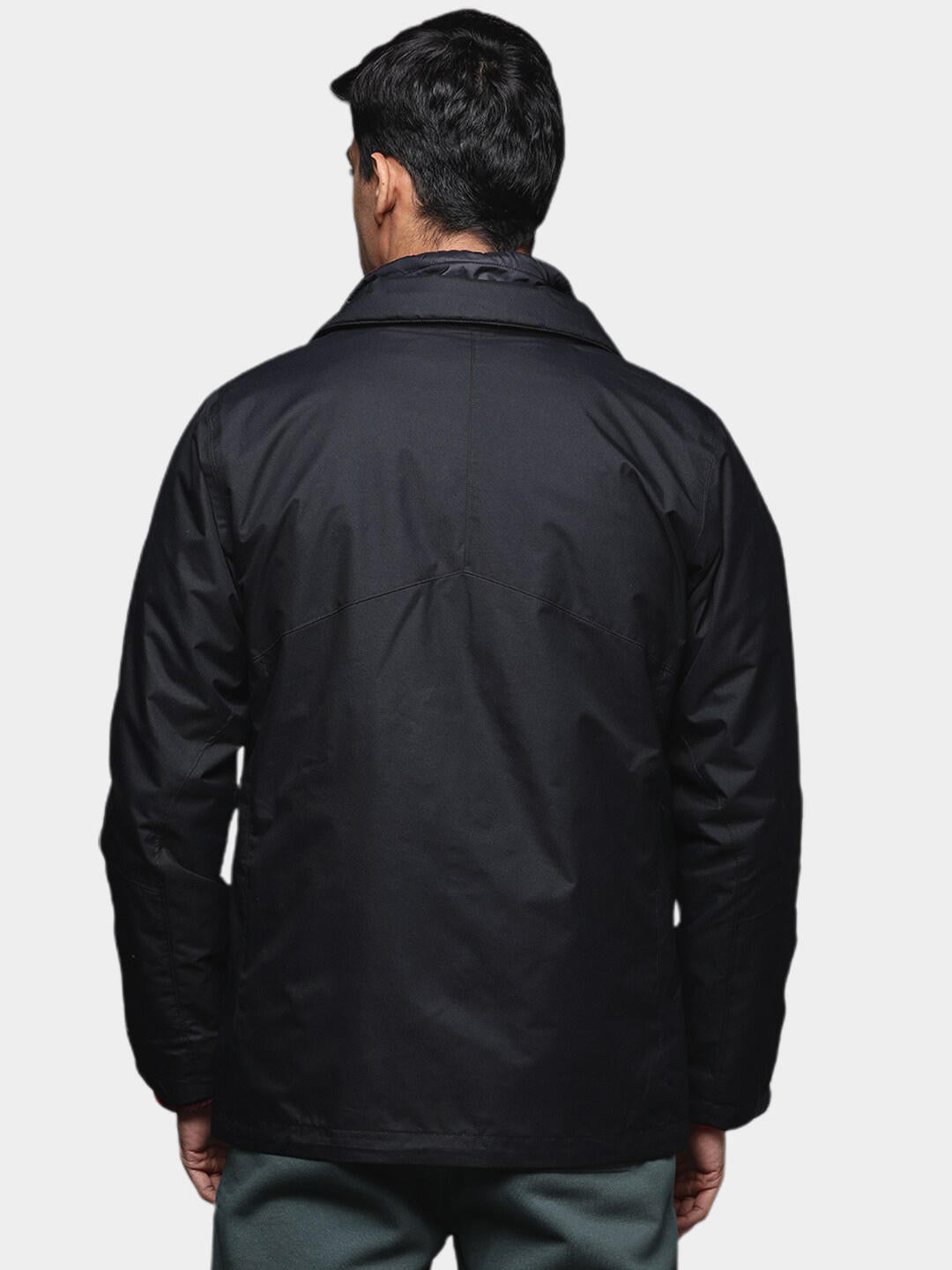 Columbia Men Black Bugaboo II Fleece Interchange Jacket