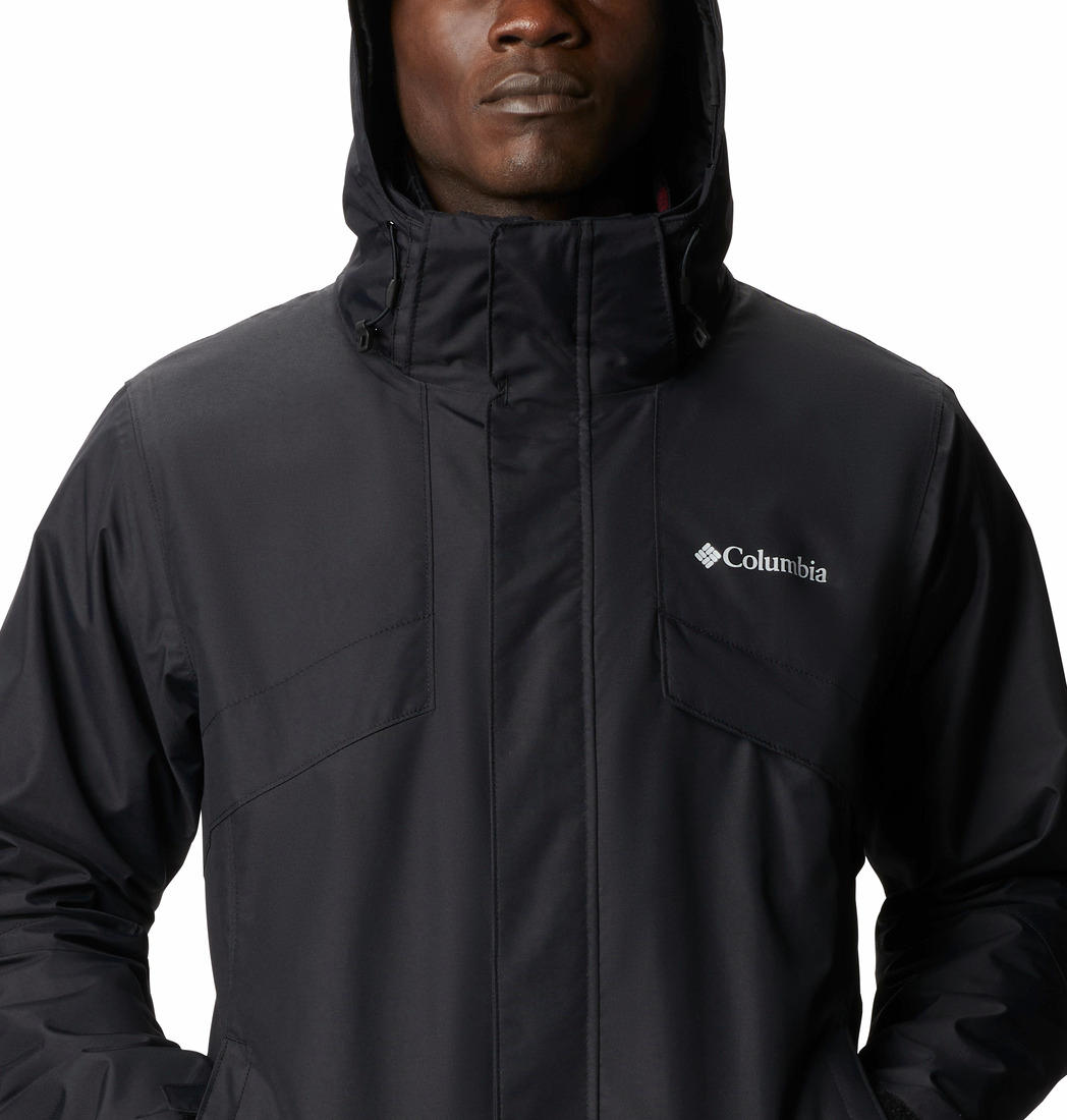 Columbia Men Black Bugaboo II Fleece Interchange Jacket
