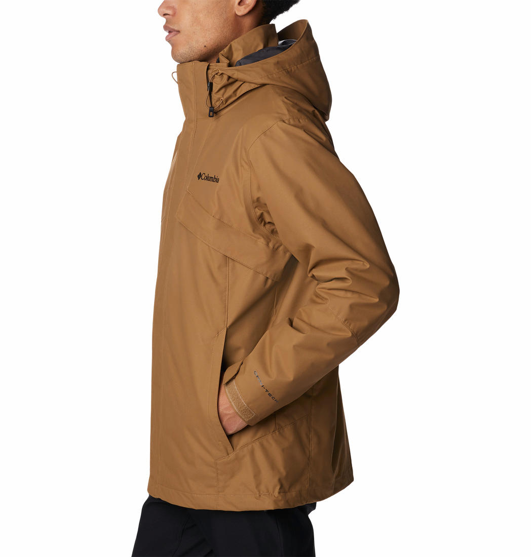Columbia Men Brown Bugaboo II Fleece Interchange Jacket