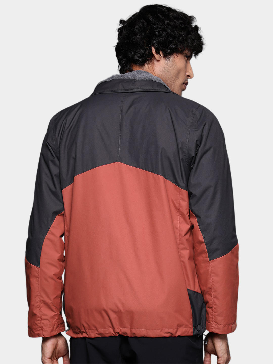 Columbia Men Orange Bugaboo II Fleece Interchange Jacket