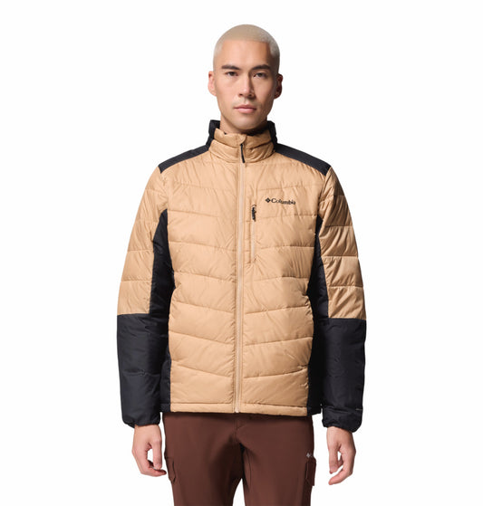 Columbia Men Brown Omni-Heat Inifnity Labyrinth Loop II Down Jacket
