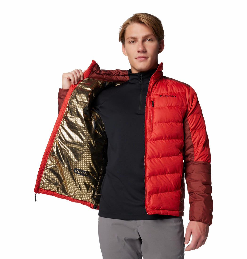 Columbia Mens Red Labyrinth Loop II Jacket