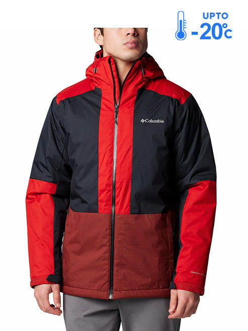 Columbia Men Red Omni-Heat Reflective Point Park II Down Jacket