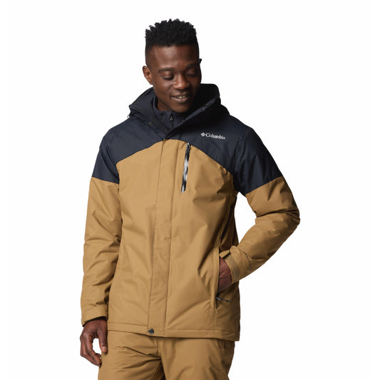 Columbia Men Mustard Omni-Heat Reflective Last Tracks II Jacket