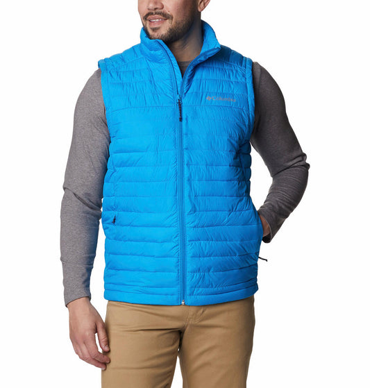 Columbia Men Blue Silver Falls Vest