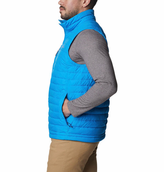 Columbia Men Blue Silver Falls Vest