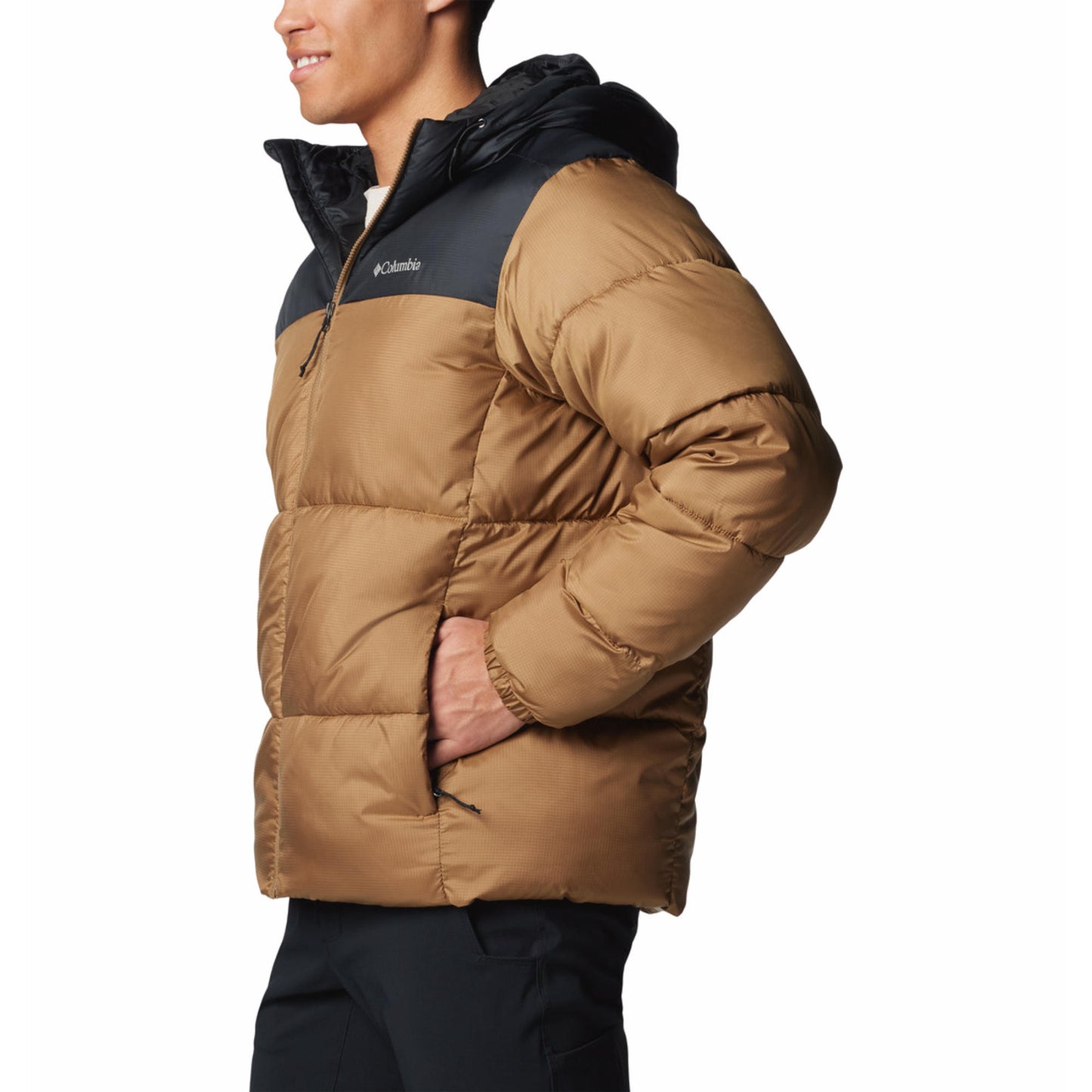 Columbia Men Brown Omni-Shield Puffect II Hooded Jacket