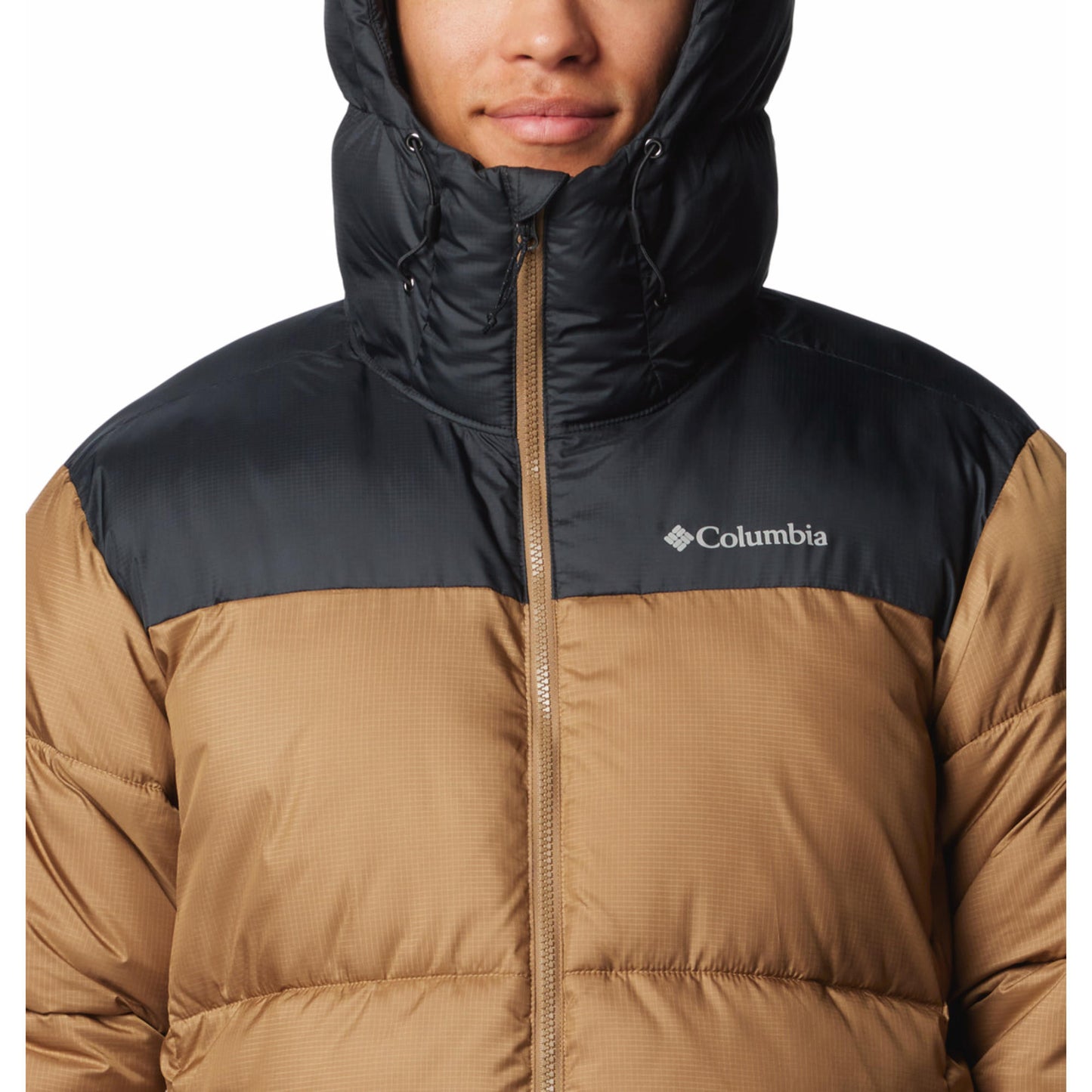 Columbia Men Brown Omni-Shield Puffect II Hooded Jacket