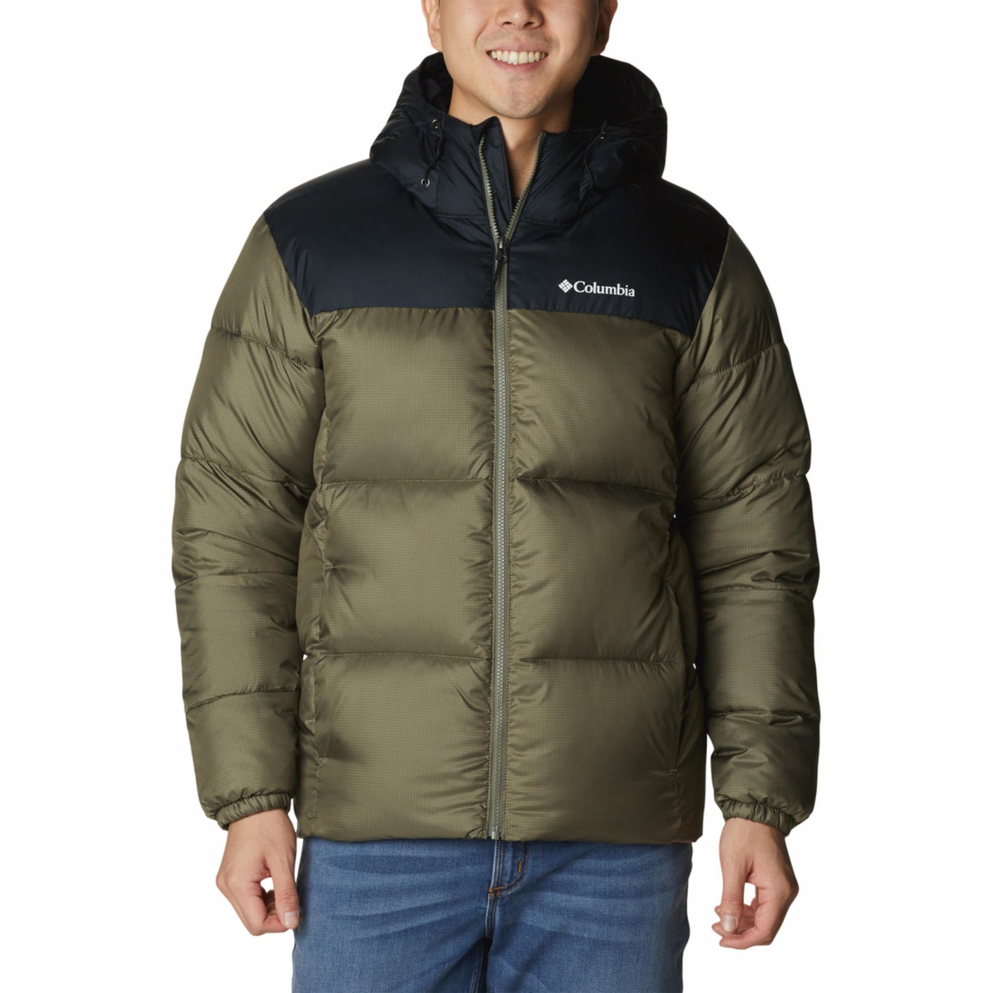 Columbia Men Green Omni-Shield Puffect II Hooded Jacket