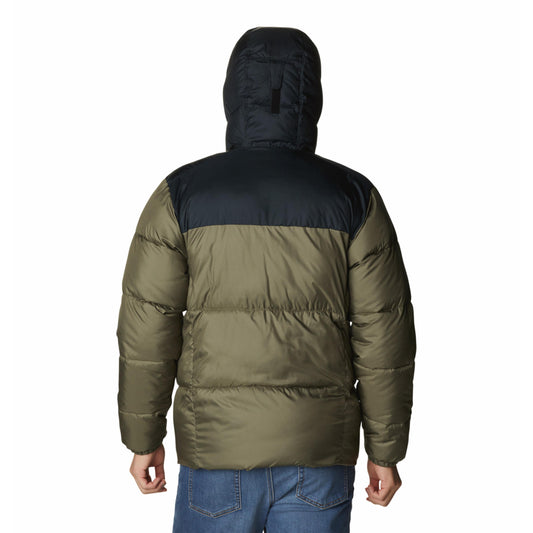 Columbia Men Green Omni-Shield Puffect II Hooded Jacket