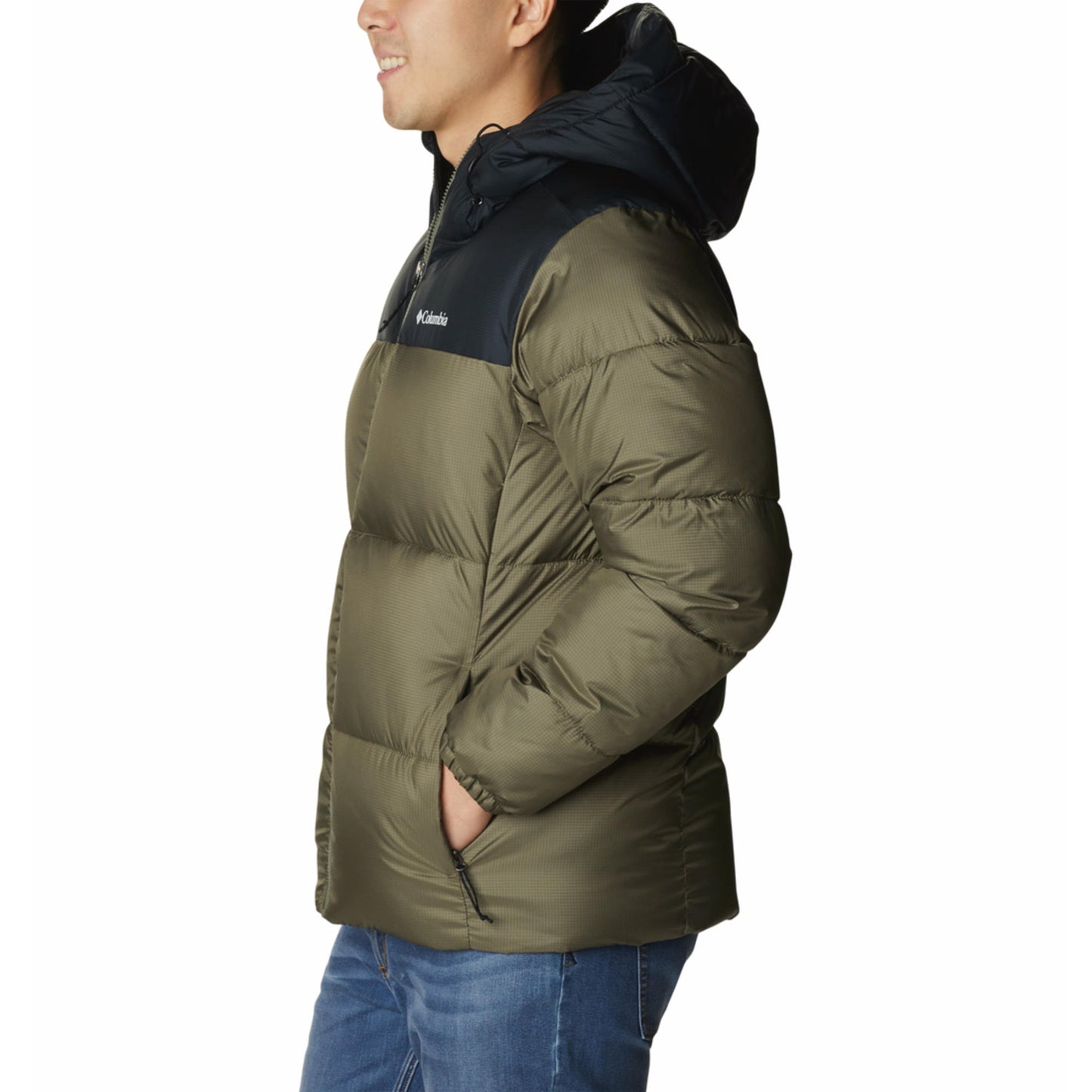 Columbia Men Green Omni-Shield Puffect II Hooded Jacket
