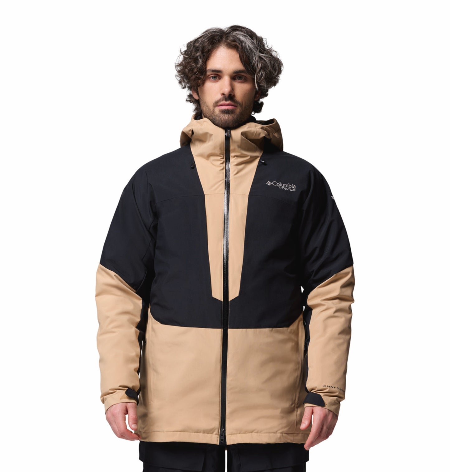 Columbia Men Brown Omni-Heat Inifnity Winter District II Hooded Interchange Jacket