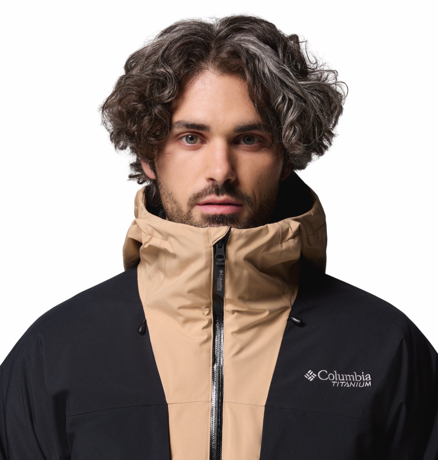 Columbia Men Brown Omni-Heat Inifnity Winter District II Hooded Interchange Jacket