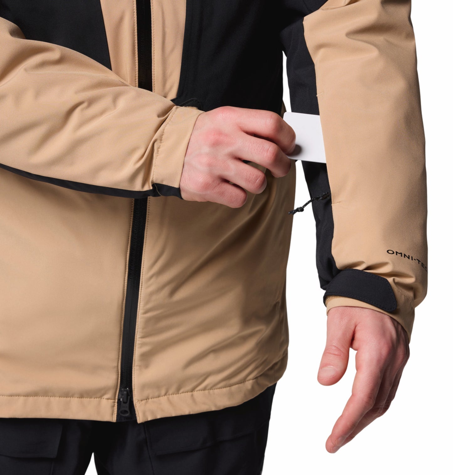 Columbia Men Brown Omni-Heat Inifnity Winter District II Hooded Interchange Jacket