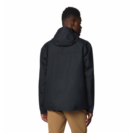 Columbia Men Black Omni-Tech Hikebound II Waterproof Rain Jacket