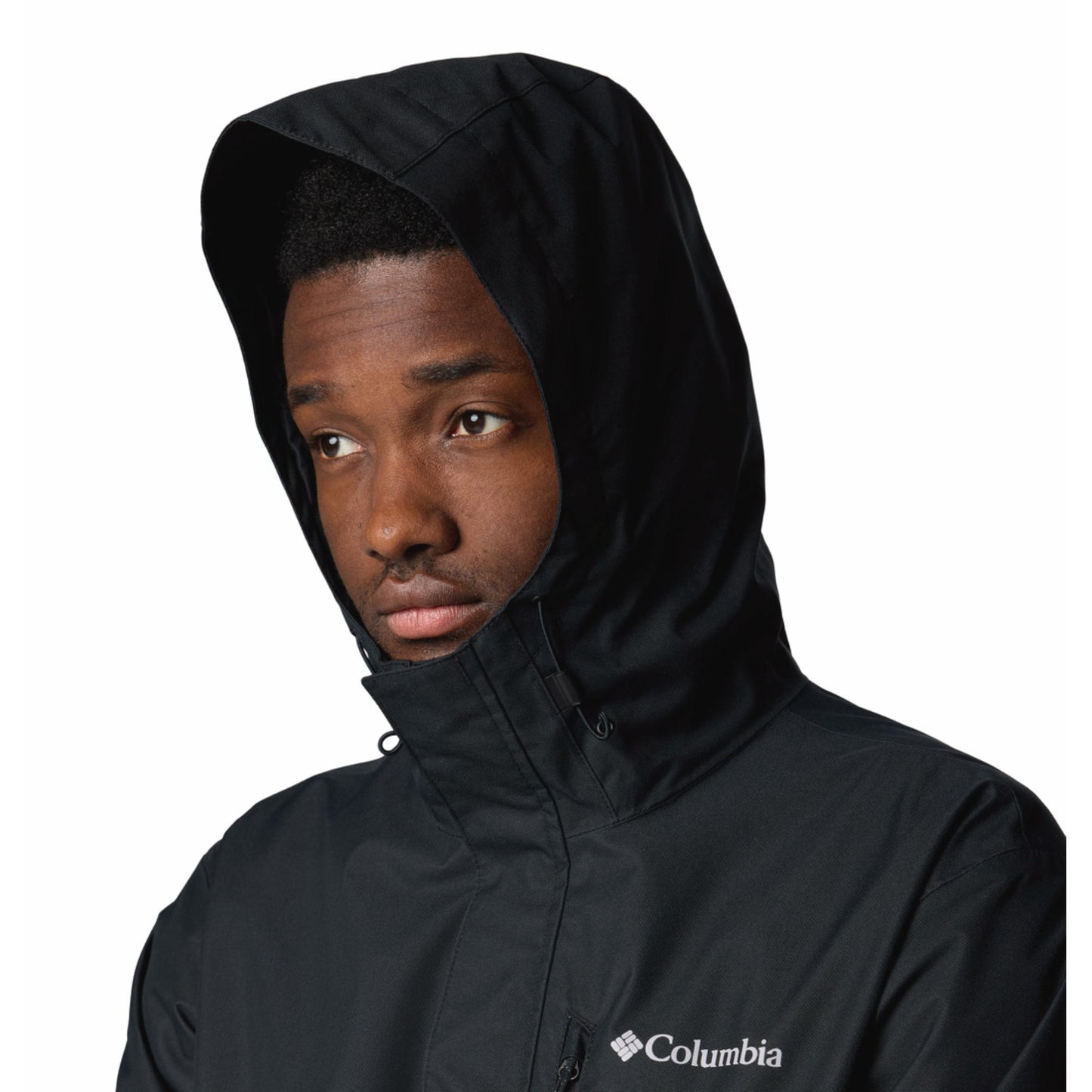 Columbia Men Black Omni-Tech Hikebound II Waterproof Rain Jacket