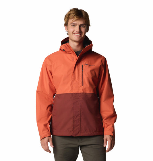 Columbia Mens Orange Omni-Tech Hikebound II Rain Jacket