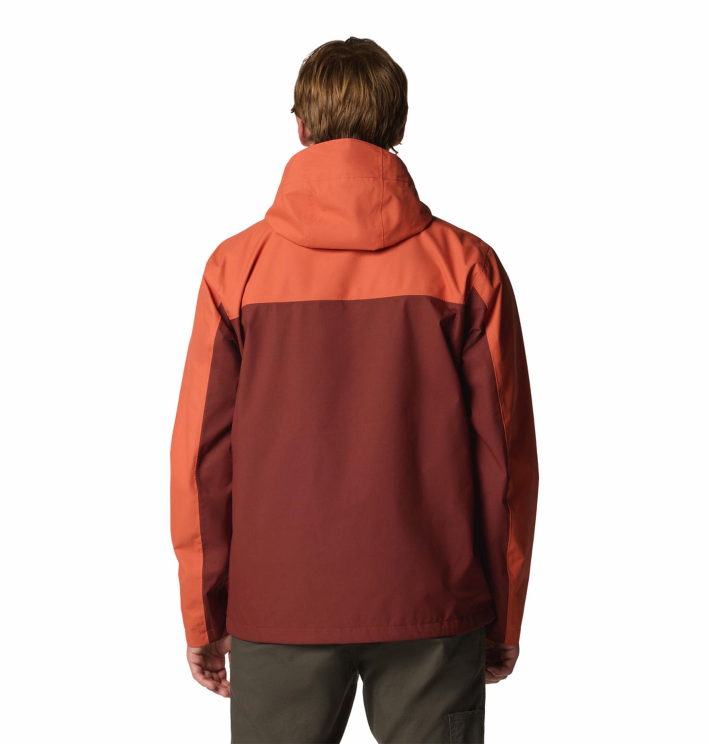 Columbia Mens Orange Omni-Tech Hikebound II Rain Jacket