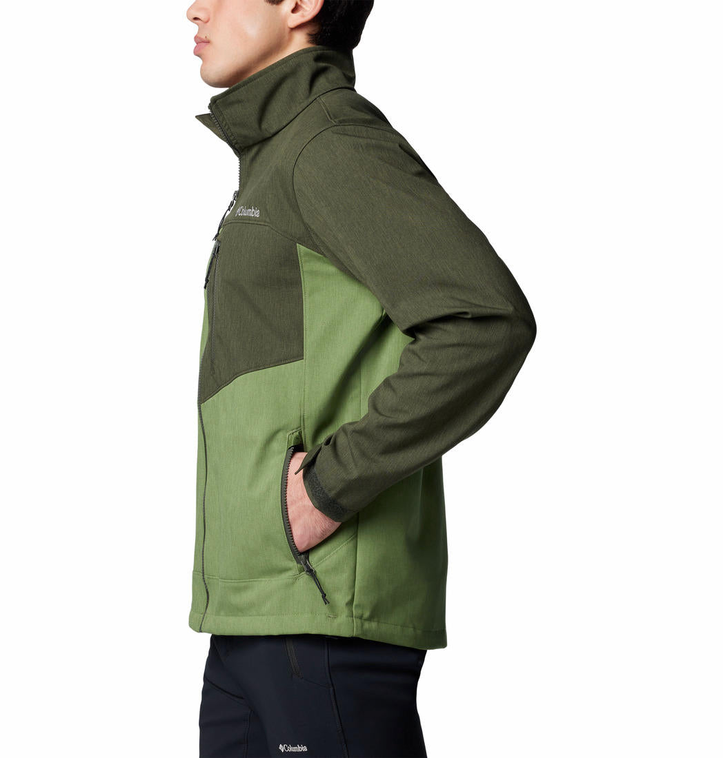Columbia Mens Green Cruiser Valley II Softshell Jacket