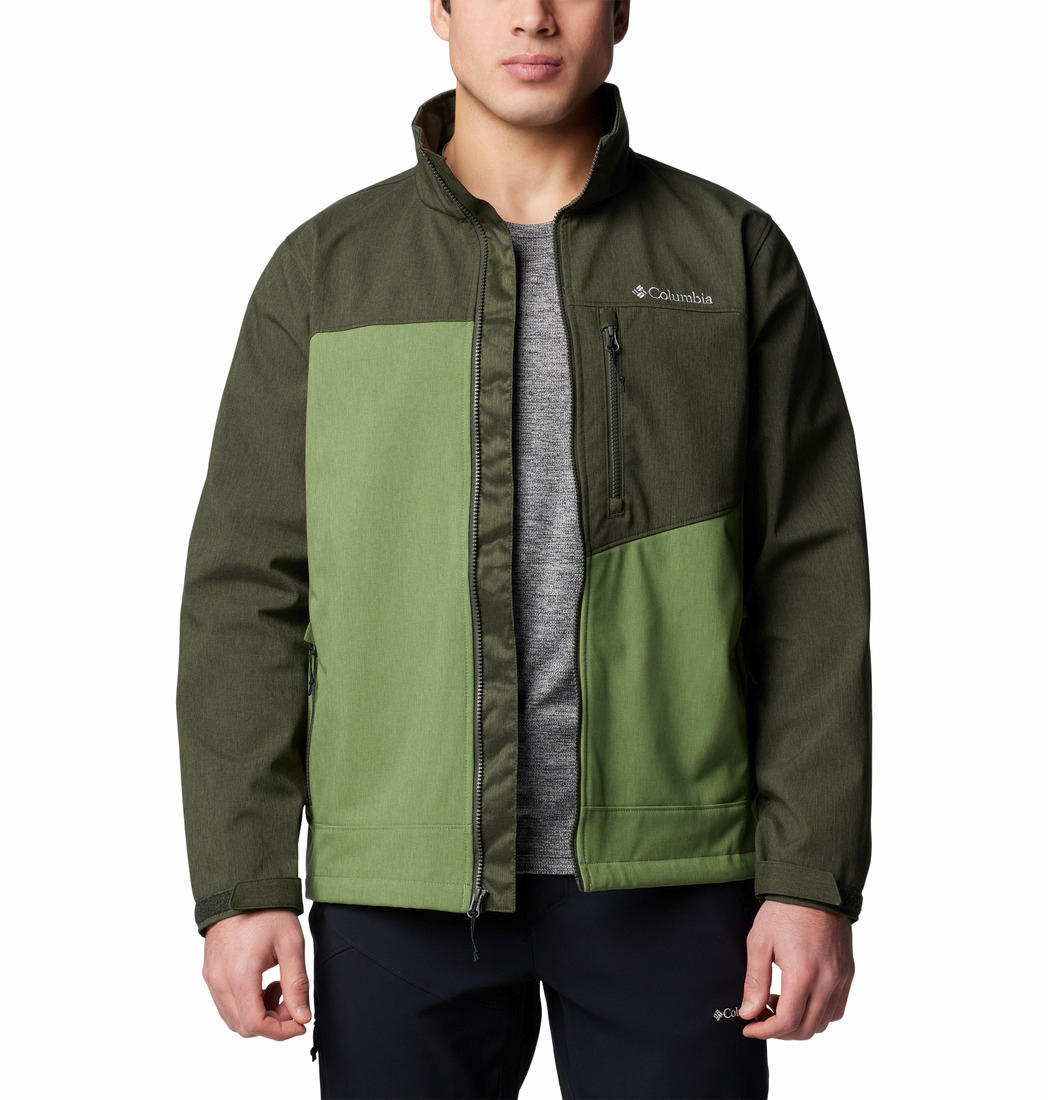 Columbia Mens Green Cruiser Valley II Softshell Jacket