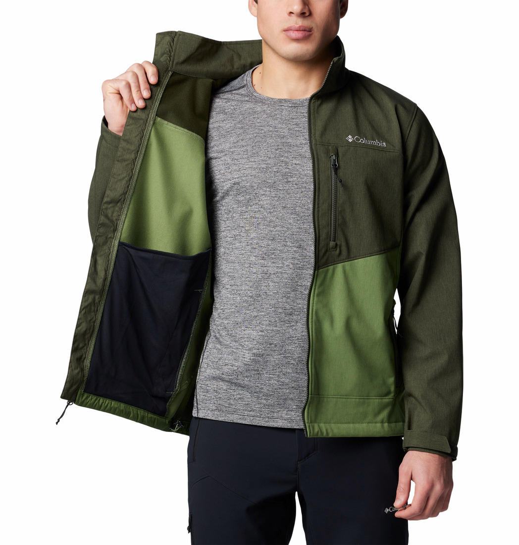 Columbia Mens Green Cruiser Valley II Softshell Jacket