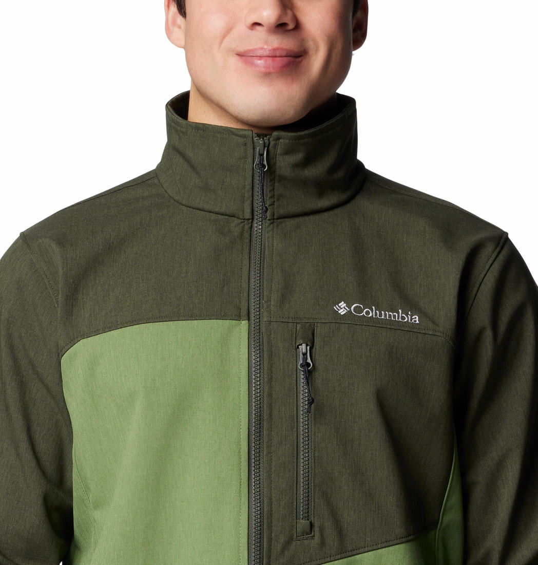 Columbia Mens Green Cruiser Valley II Softshell Jacket