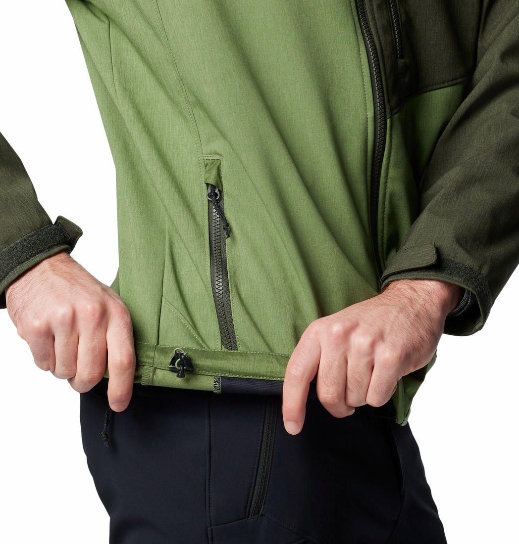 Columbia Mens Green Cruiser Valley II Softshell Jacket