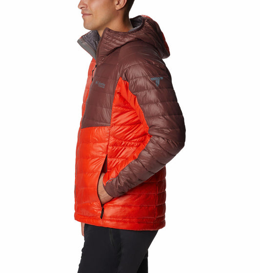 Columbia Men Orange Platinum Peak Hooded Jacket