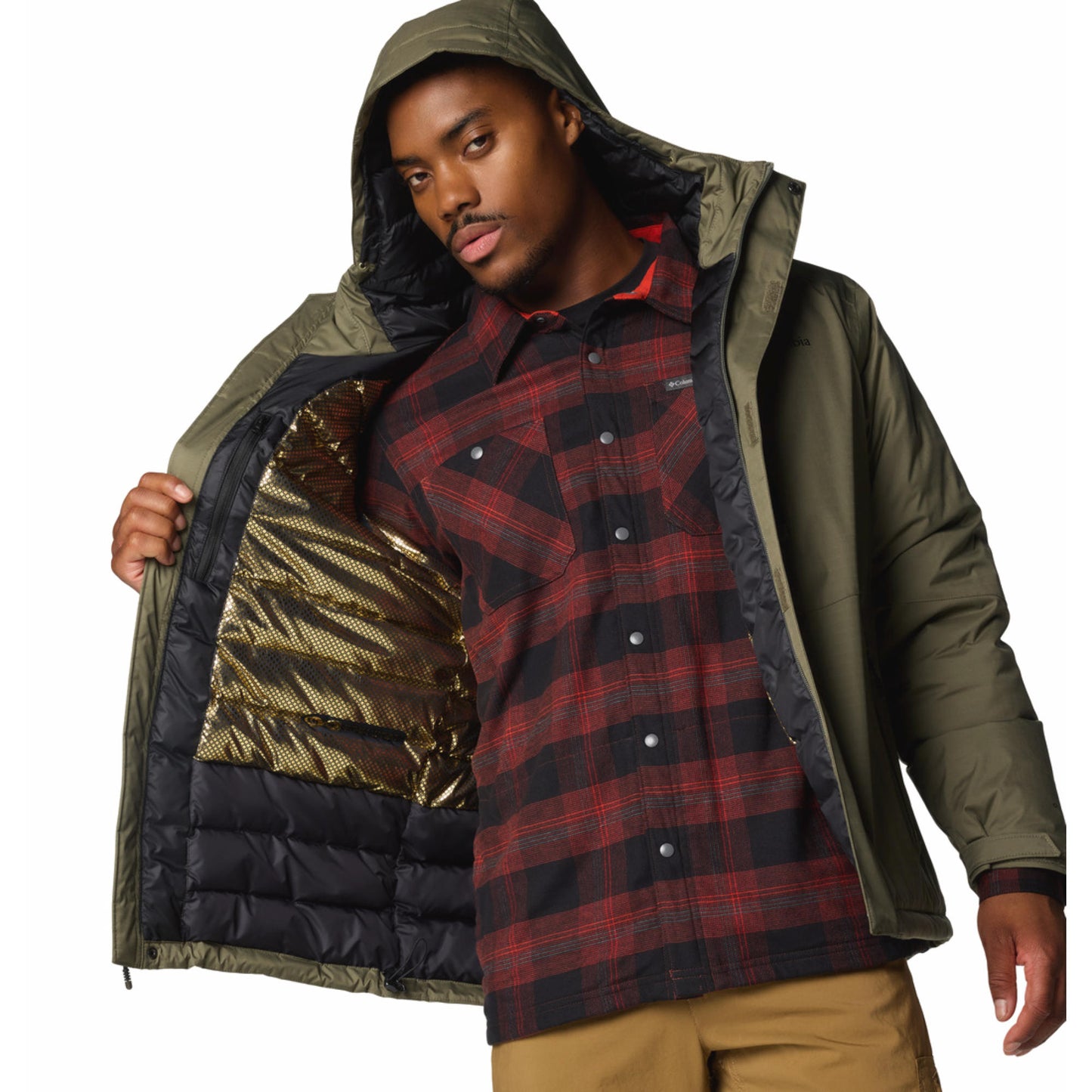 Columbia Men Green Oak Harbor II Insulated Jacket