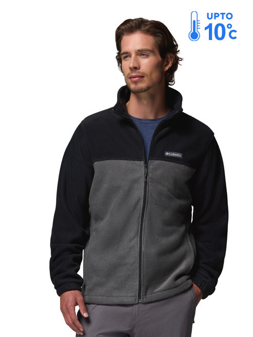 Columbia Men Black Steens Mountain 2.0 Fleece Jacket