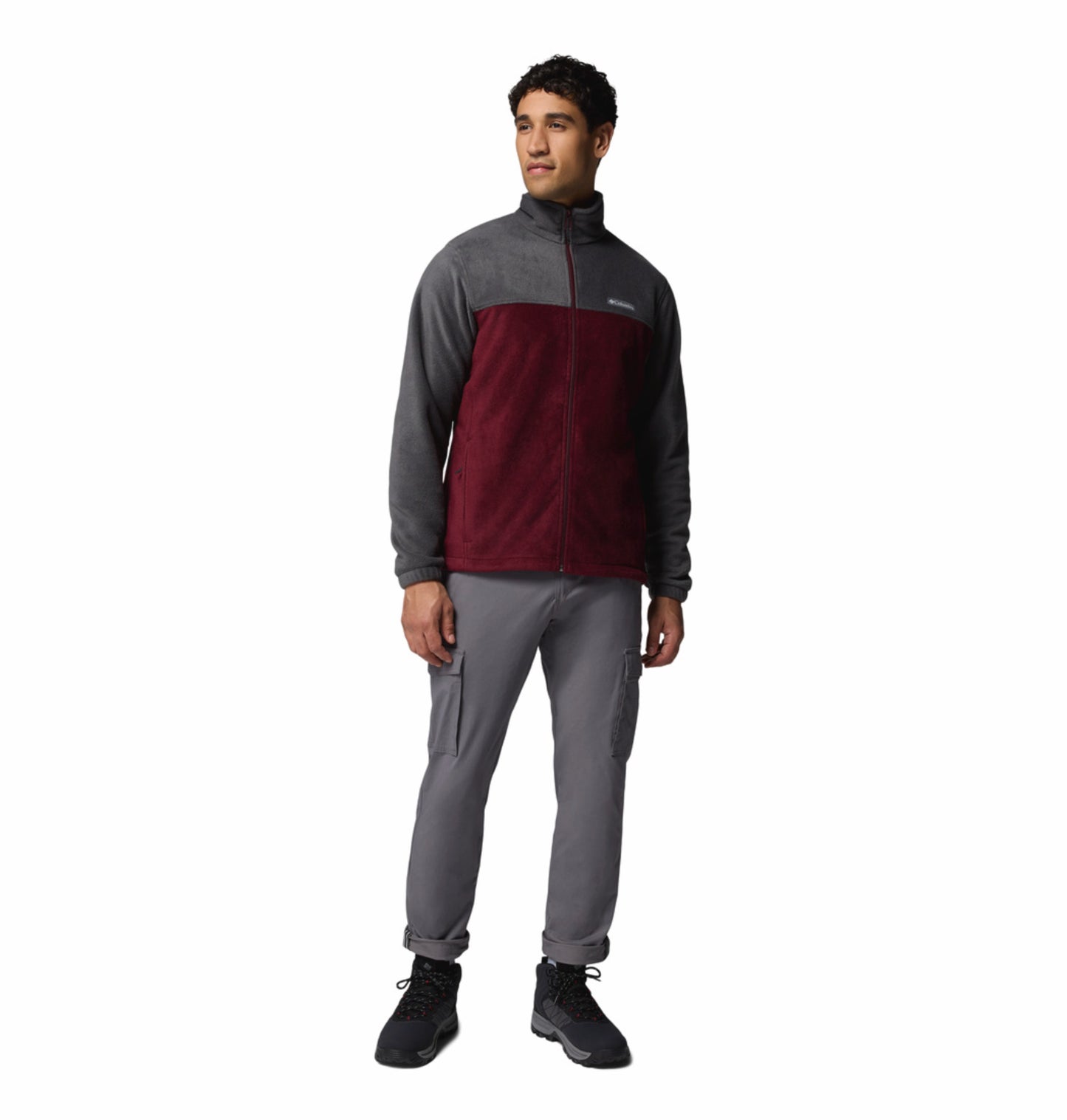 Columbia Men Grey Steens Mountain 2.0 Fleece Jacket