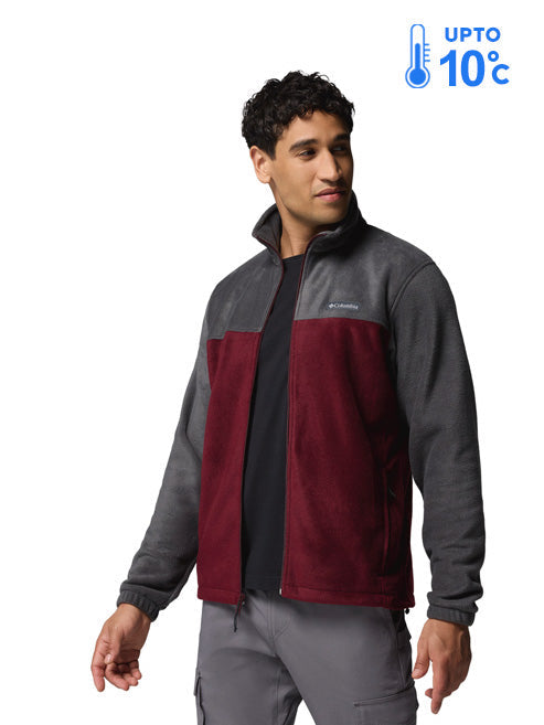 Columbia Men Black Steens Mountain 2.0 Fleece Jacket