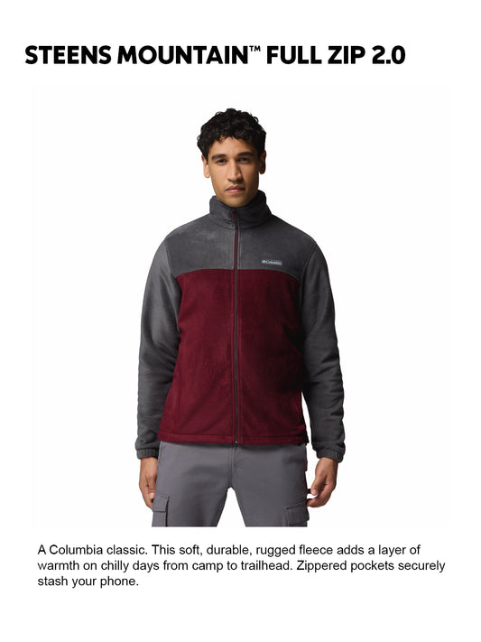 Columbia Men Black Steens Mountain 2.0 Fleece Jacket
