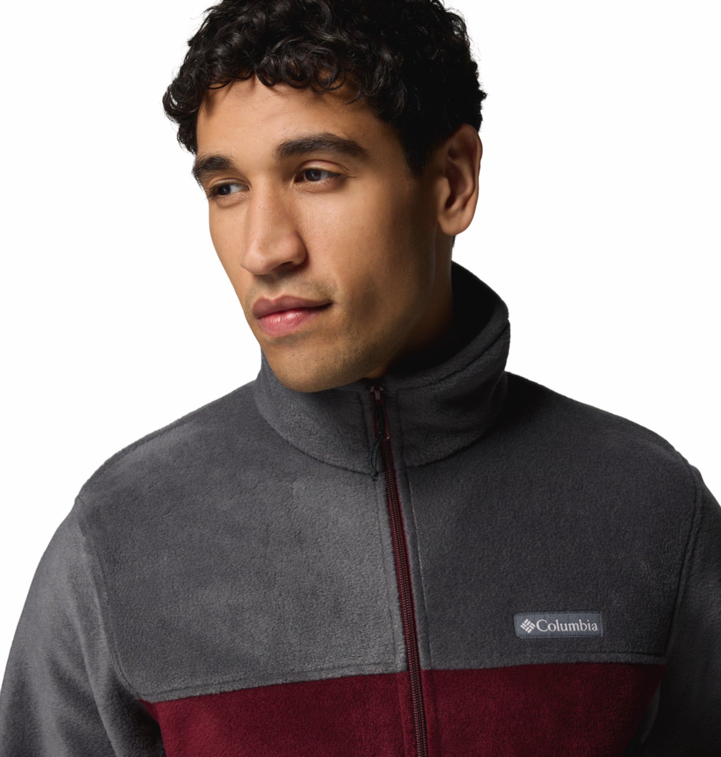 Columbia Men Grey Steens Mountain 2.0 Fleece Jacket