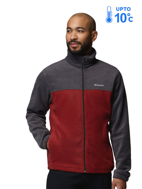 Columbia Men Grey Steens Mountain 2.0 Fleece Jacket
