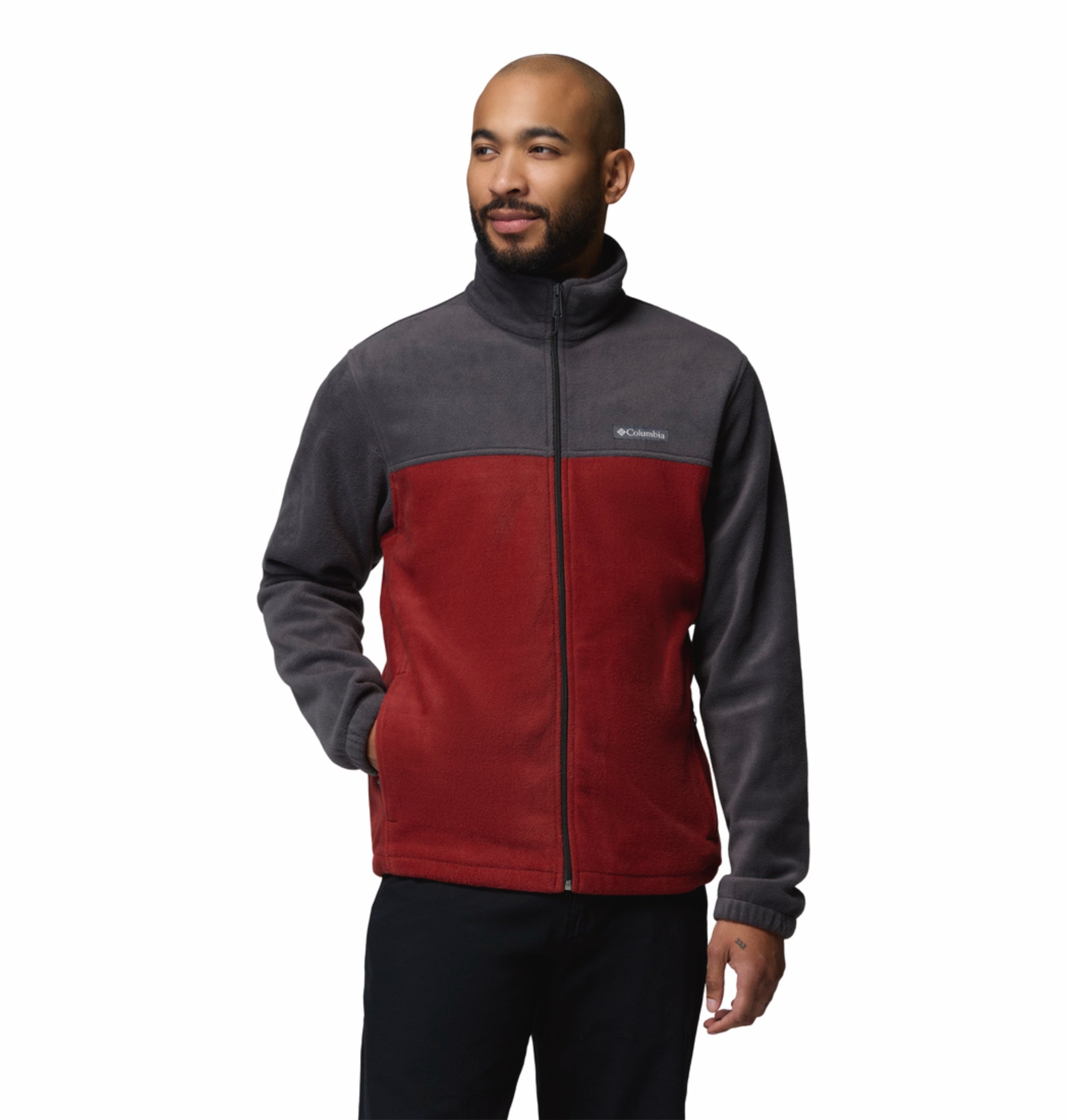 men grey steens mountain 2.0 fleece jacket
