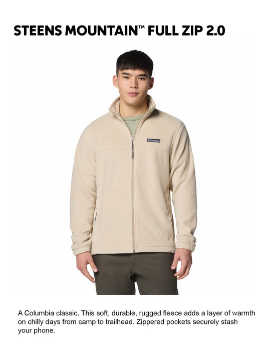 Columbia Men Beige Steens Mountain 2.0 Fleece Jacket