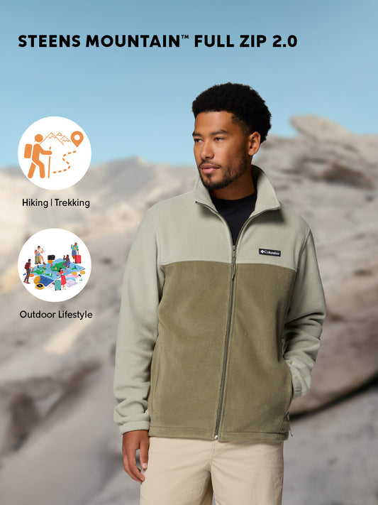 Columbia Men Green Steens Mountain 2.0 Fleece Jacket
