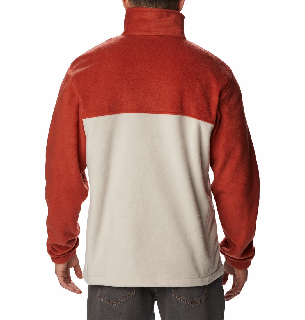 A Men Wearing Columbia Men Orange Steens Mountain Full Zip 2.0