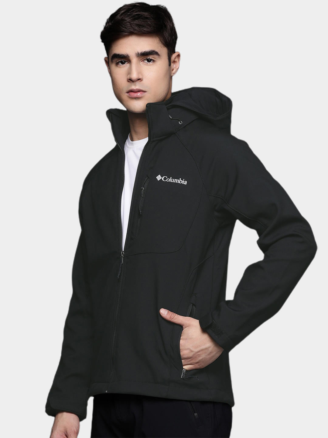 Columbia Men Black Cascade Ridge II Softshell