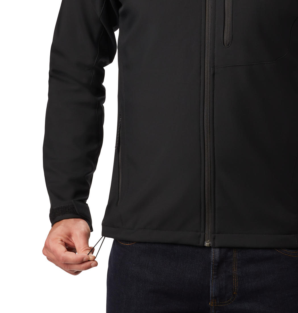 Columbia Men Black Cascade Ridge II Softshell