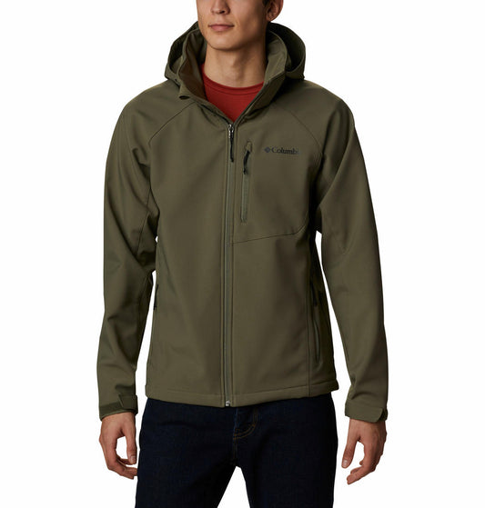 Columbia Men Olive Cascade Ridge II Soft Shell Jacket