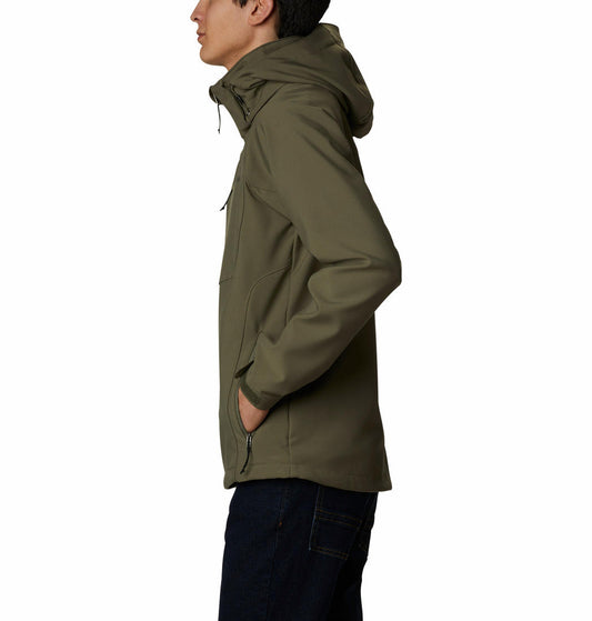 Columbia Men Olive Cascade Ridge II Soft Shell Jacket