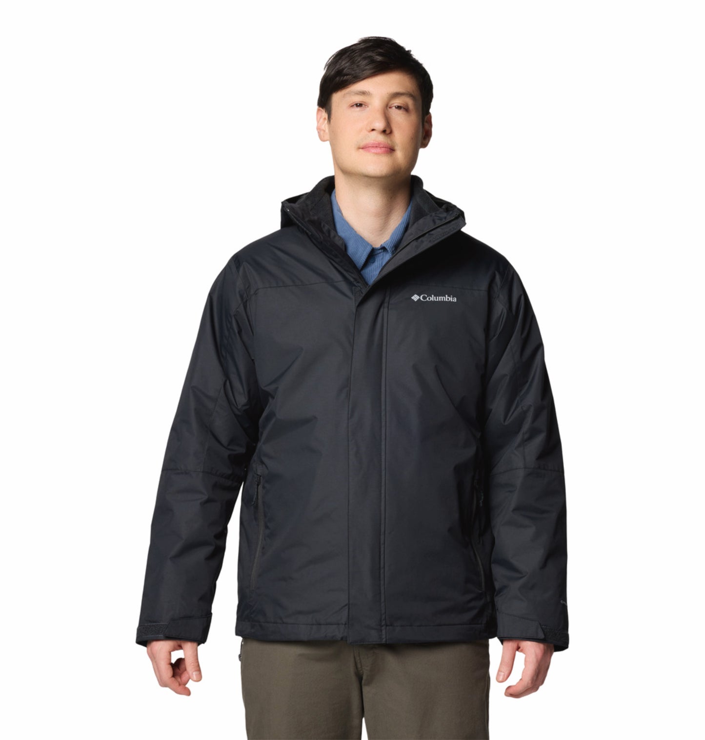 Columbia Men Black OmniTech Tunnel Falls II Interchangeable Jacket