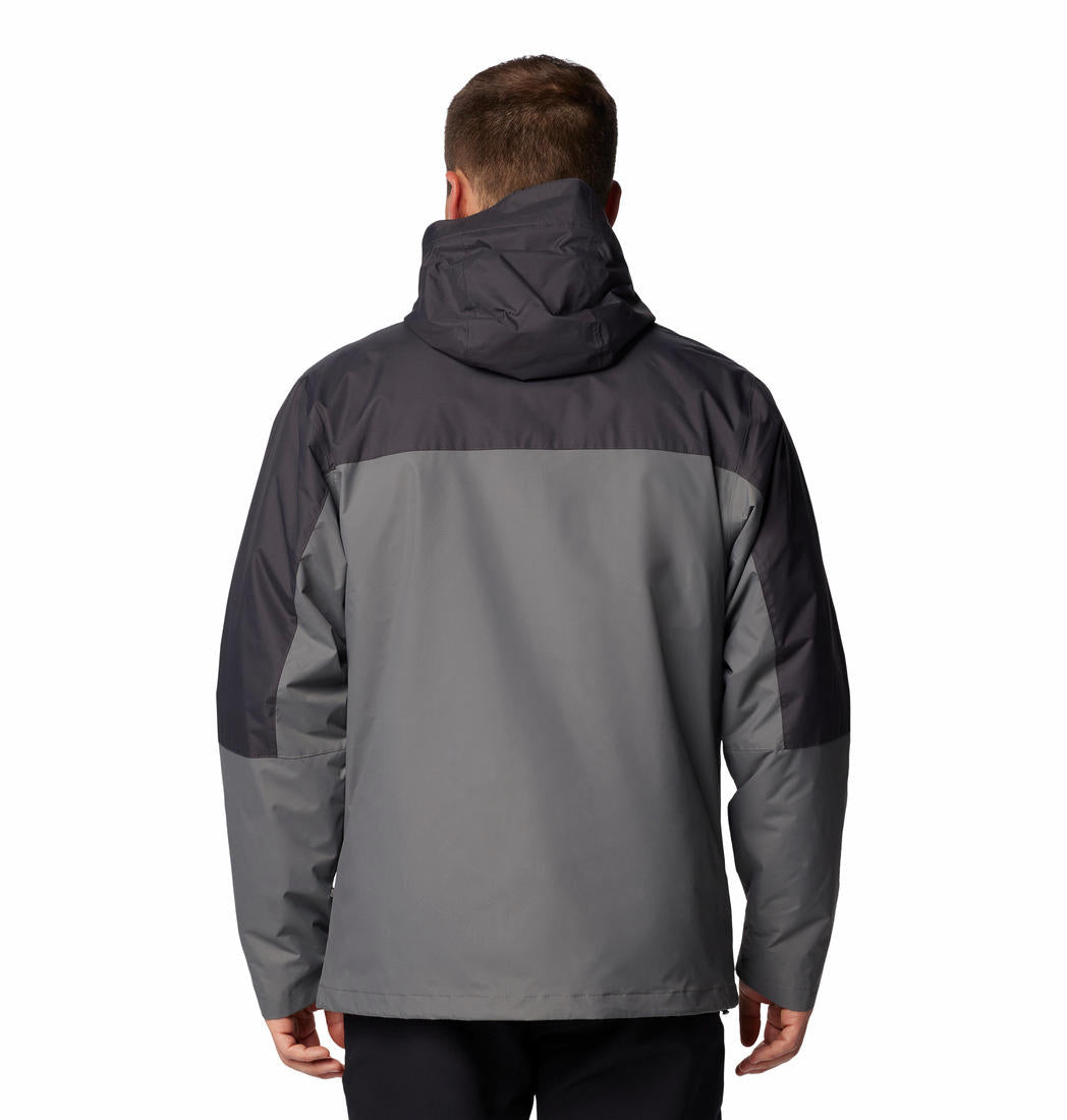 Columbia Mens Grey Tunnel Falls II Interchange Jacket