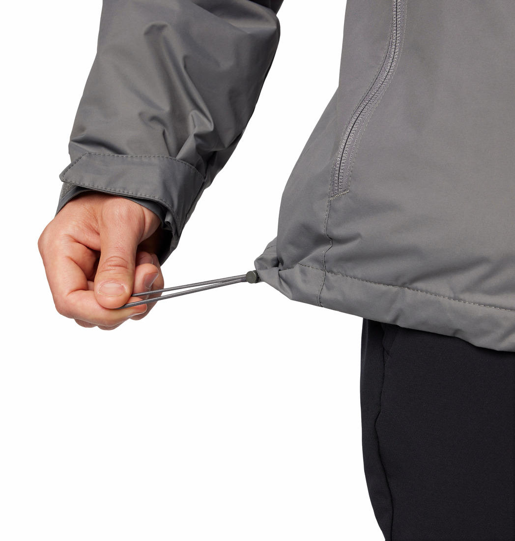Columbia Mens Grey Tunnel Falls II Interchange Jacket
